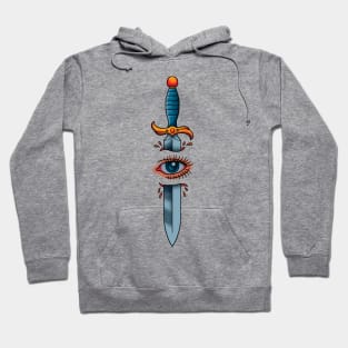 Eye Knife Tattoo Hoodie